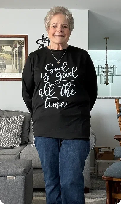 Linda H. after treatment